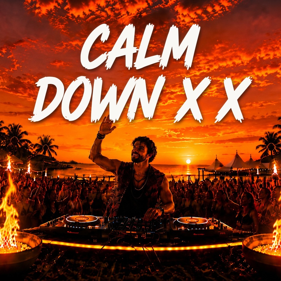 Cover art for Rema x Nicky Jam & J Balvin - Calm Down x X (ENNEM Afro House Remix)